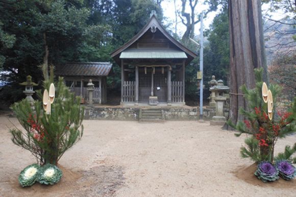 大歳神社門松